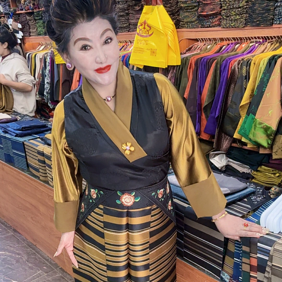 新款章嘎高档藏装三件套（布料不掉色不起皱）