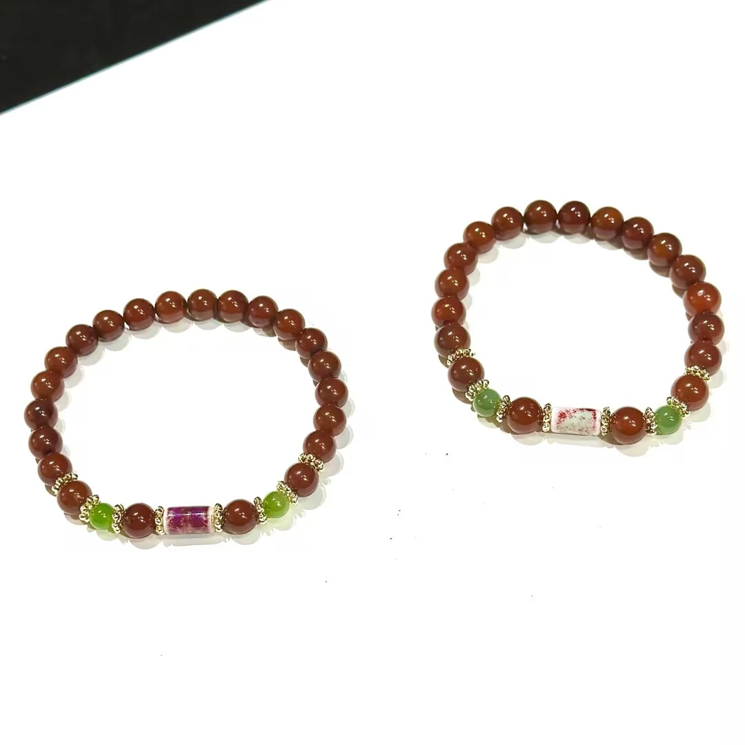 【WR】琥珀DIY手串-约8mm（多样性发其一）