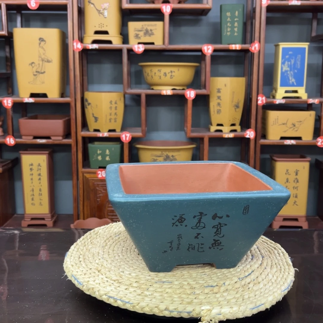 紫砂花盆紫砂花盆