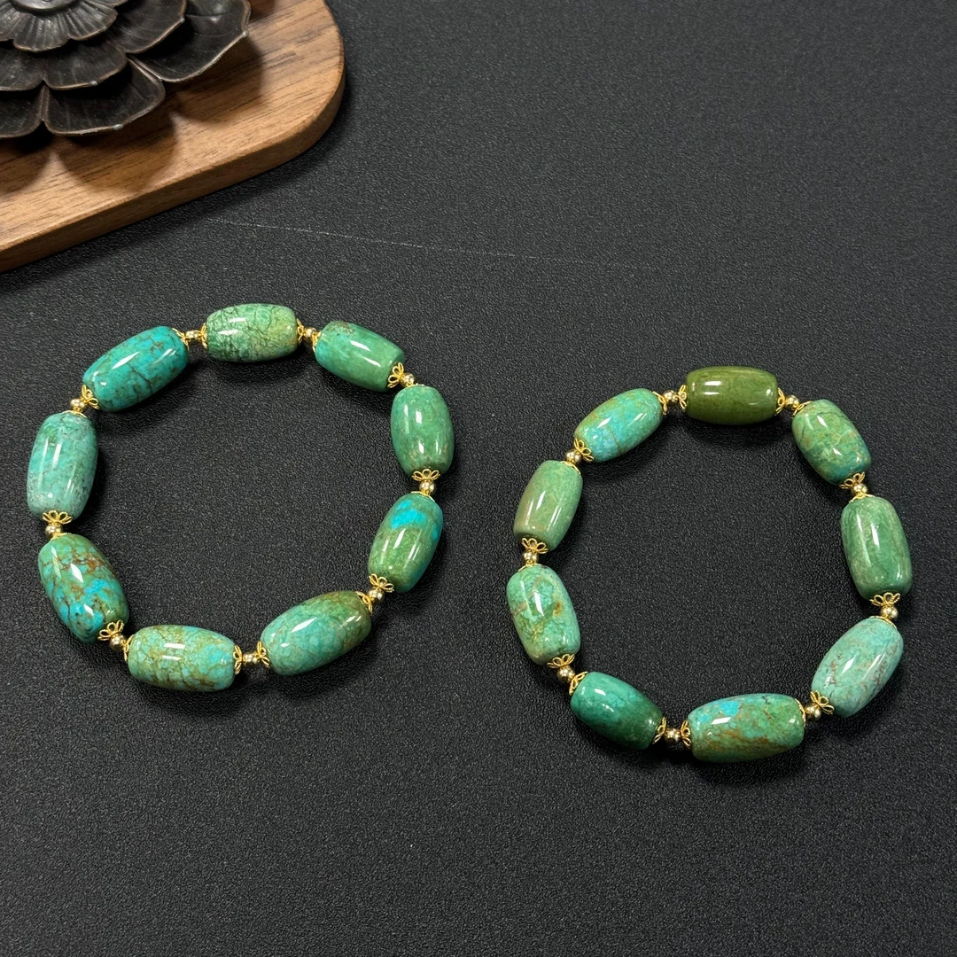 【厚爱公主专属】绿松石桶珠手串LSWG-324（多样性发一）