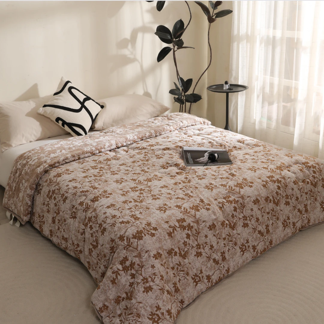 【枕套】高奢定制 一对装52*75cm  晚枫咖