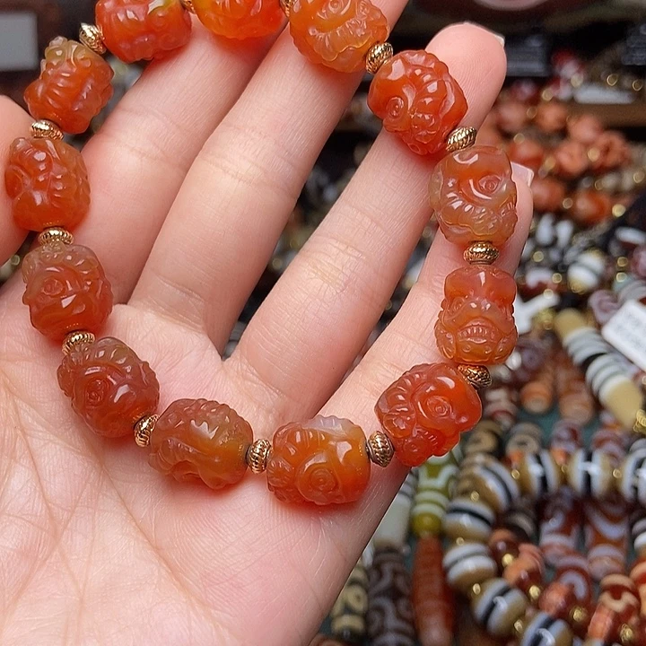 玛瑙/玉髓未镶嵌手链