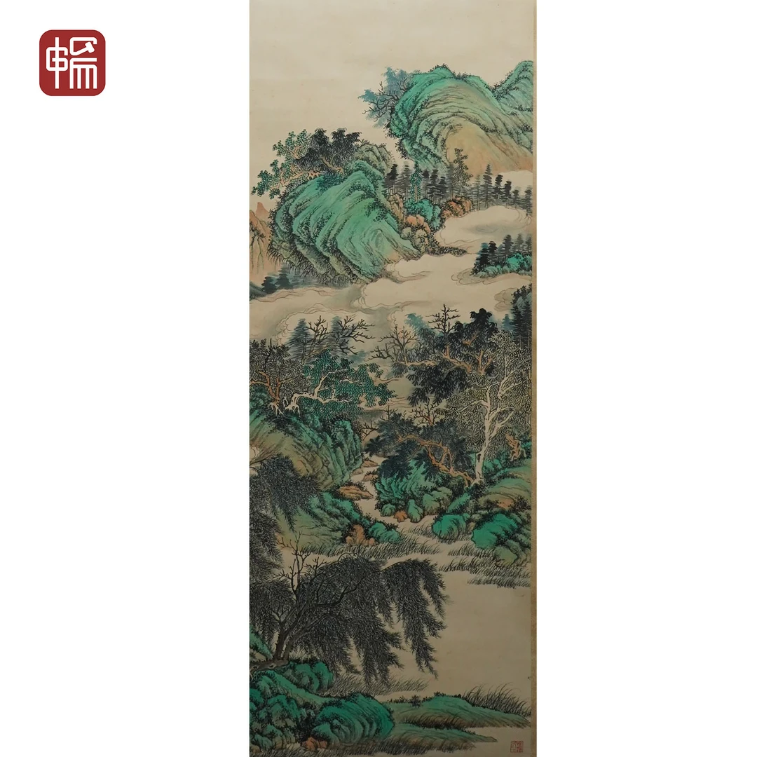 "B054 春晓 67*139（8.3） 纸本立轴"同MZ