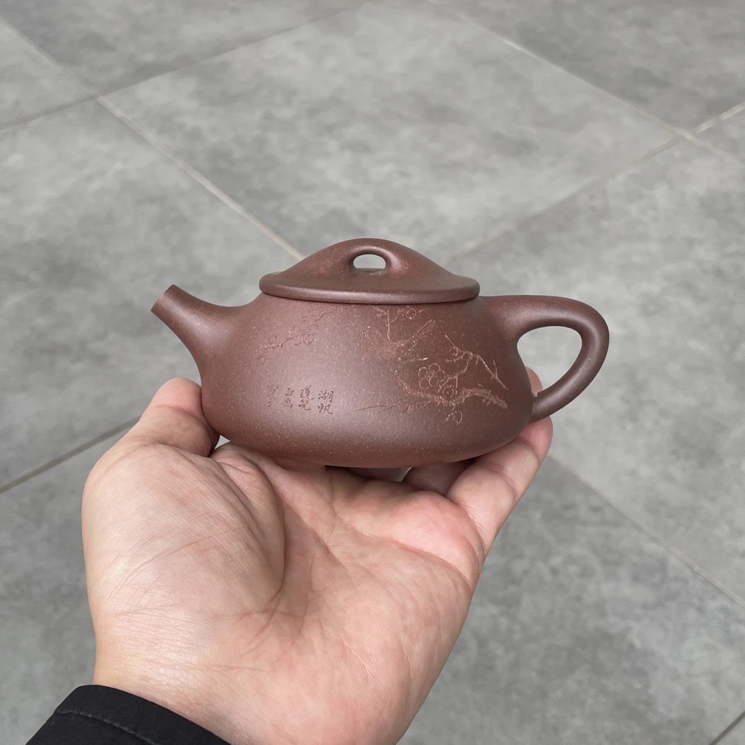 景舟石瓢（细嚼梅花雪乳香）200毫升四号井紫泥半手工