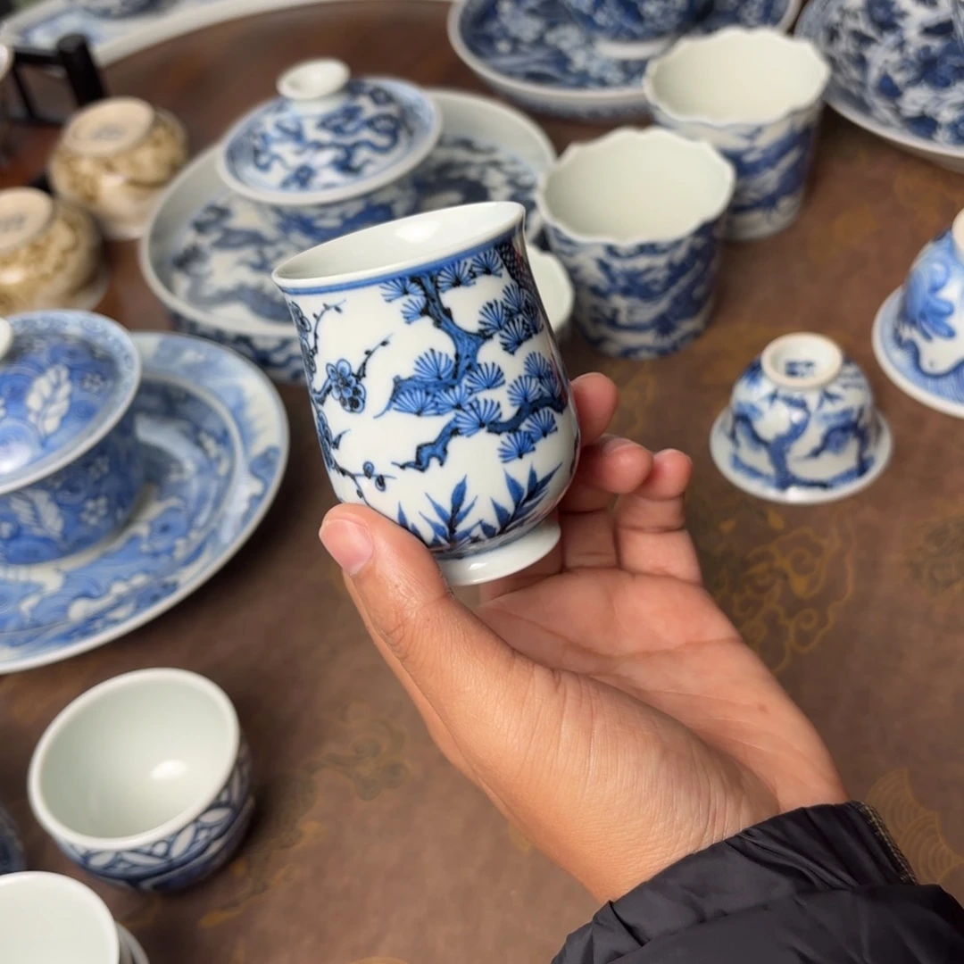 摆件景德镇手绘茶器