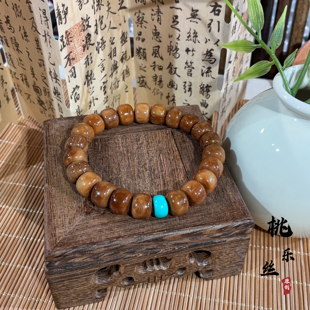 【苍山洱海】 库克文玩手串 直切桶珠