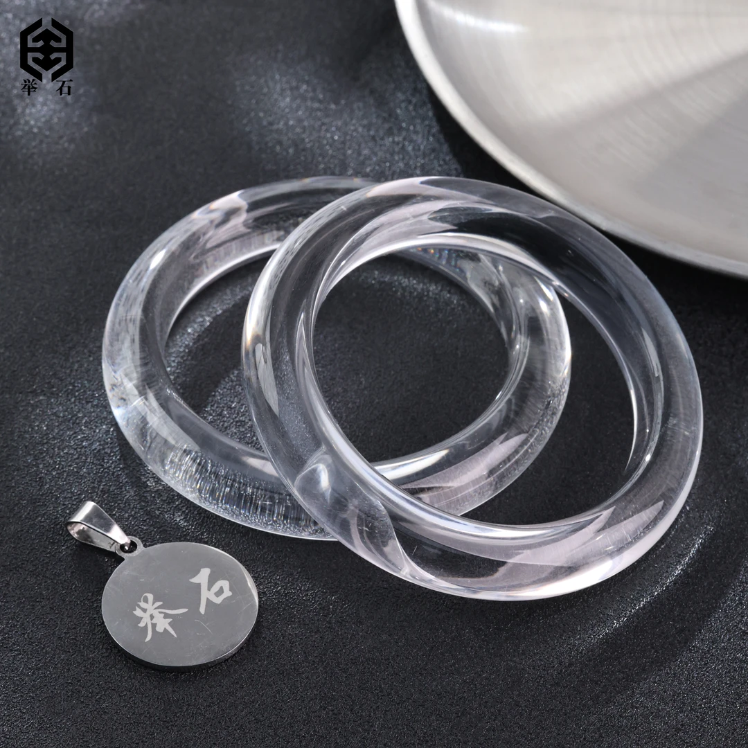 【举石精选】X03-1332-1070水晶手镯（一件/多样性发/圈口自选）L