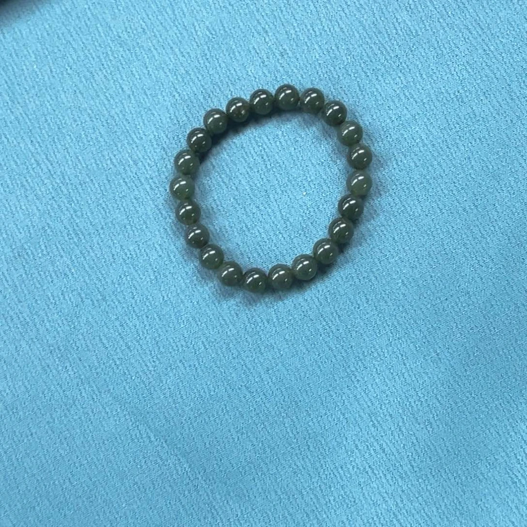 和田玉未镶嵌手链和田玉新疆且末蓝卡8