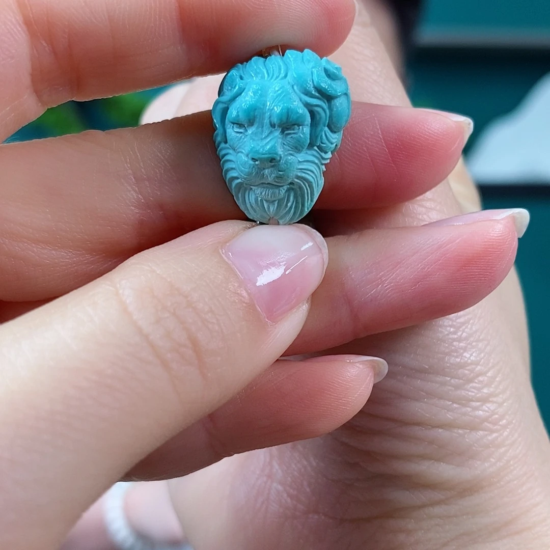 未镶嵌绿松石珠宝奇石松*