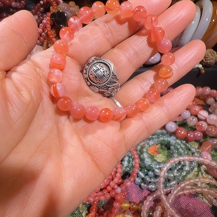 玛瑙/玉髓未镶嵌手链