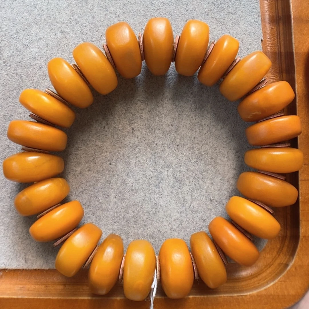 未镶嵌蜜蜡手串蜜蜡手串