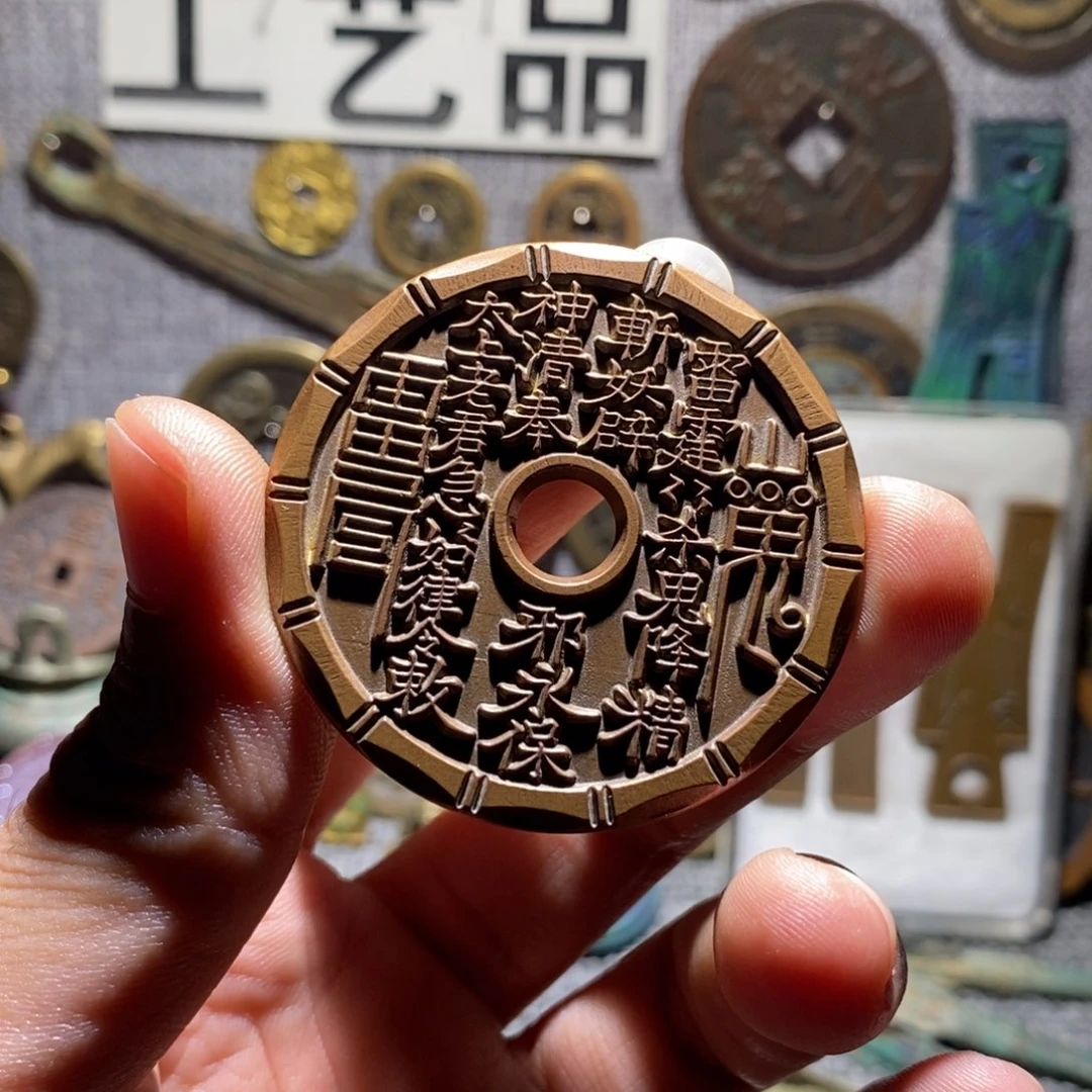 铜工艺品雕母竹节山花