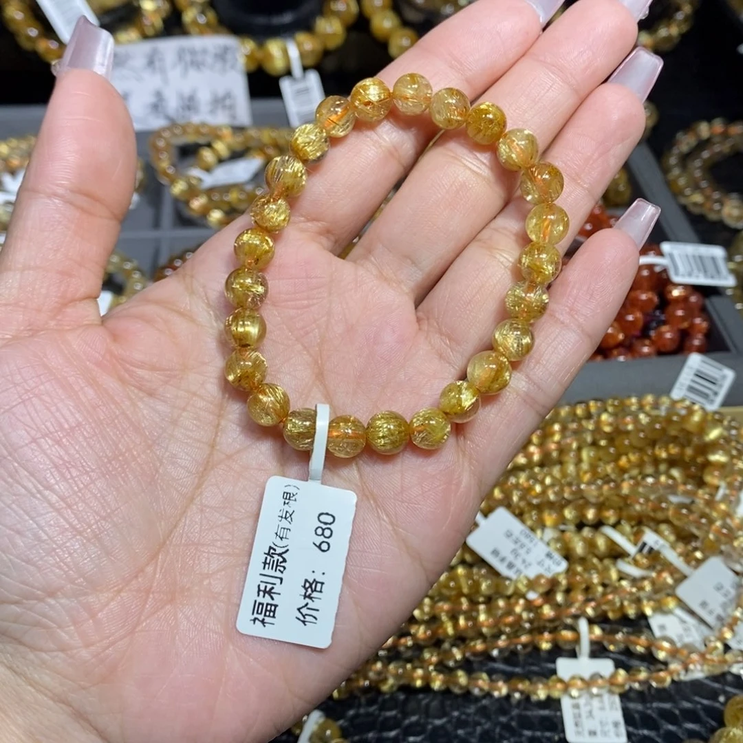 水晶手链未镶嵌孤**摆芊