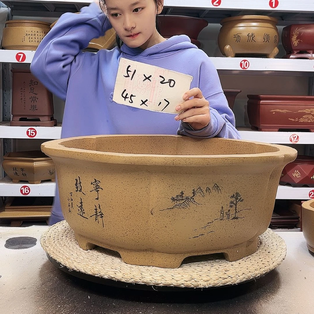 紫砂花盆紫砂花盆