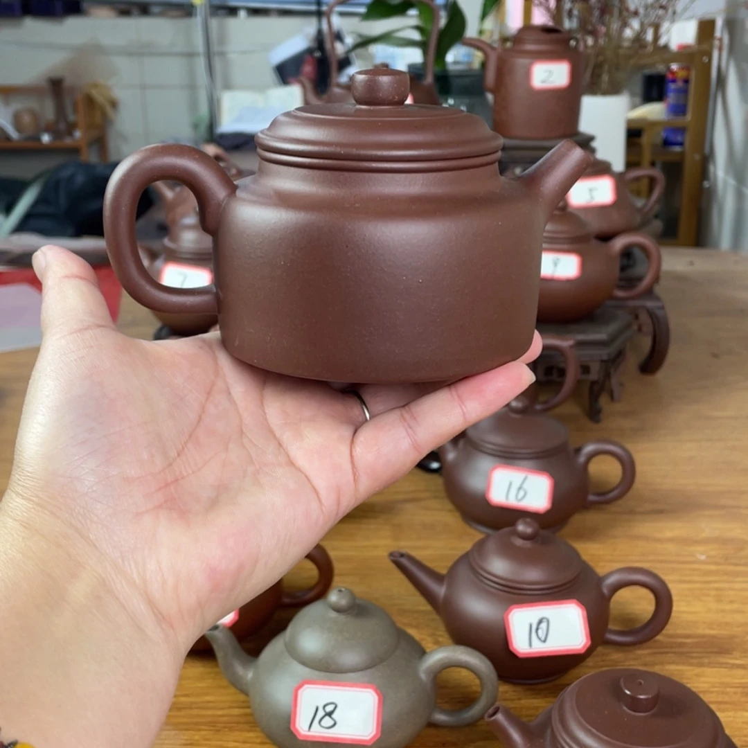 【闪购商品】茶壶紫砂笑***中槽青德钟