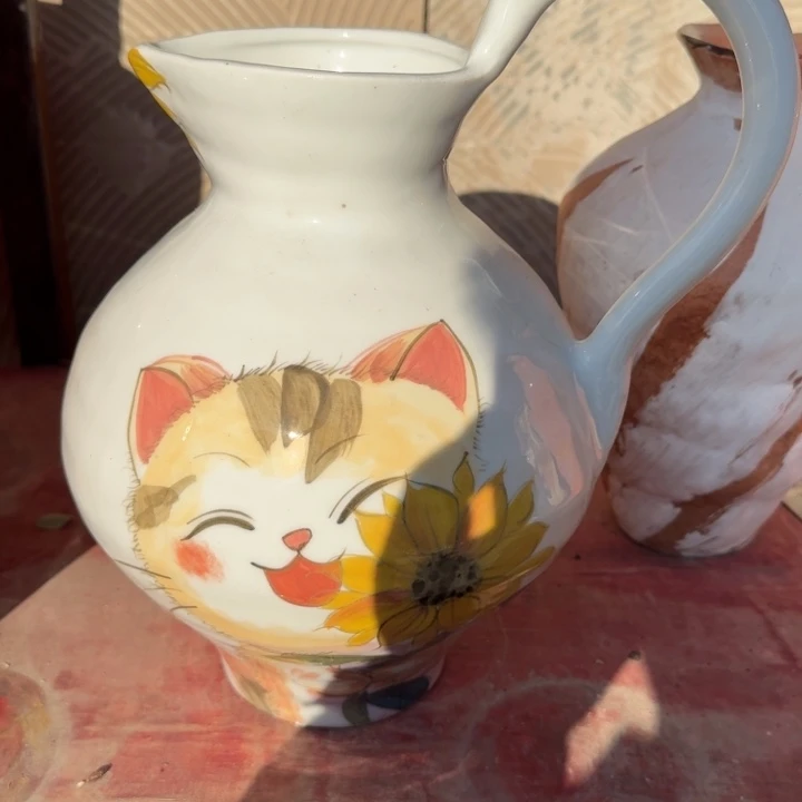 微瑕景德镇手工陶瓷花瓶