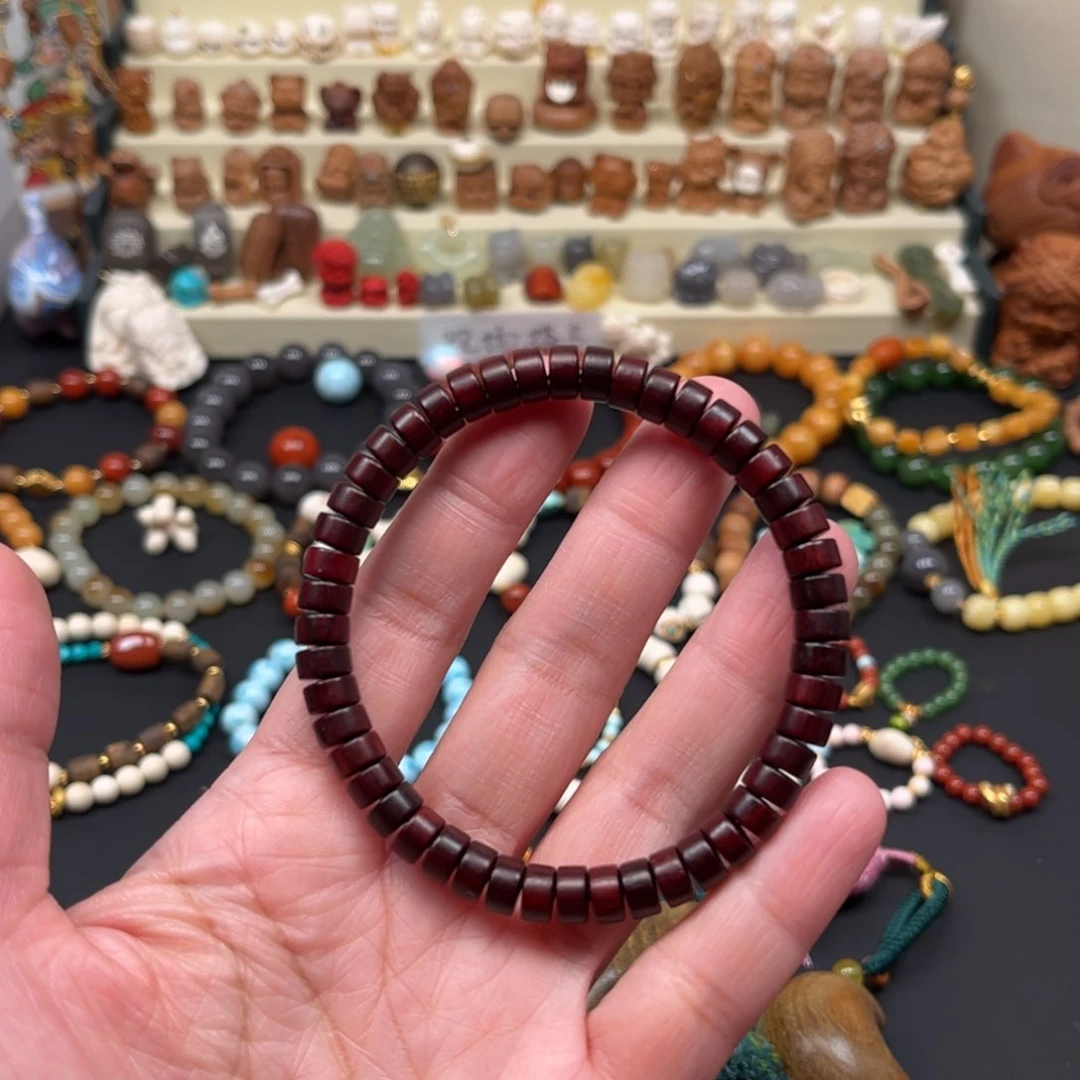 檀香紫檀（小叶紫檀）手串/手链单圈手串