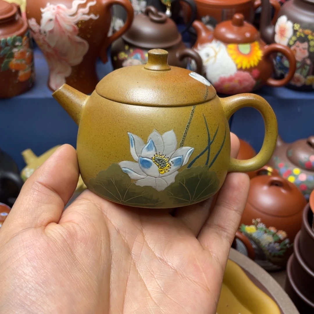 红泥茶杯紫砂茶壶150cc