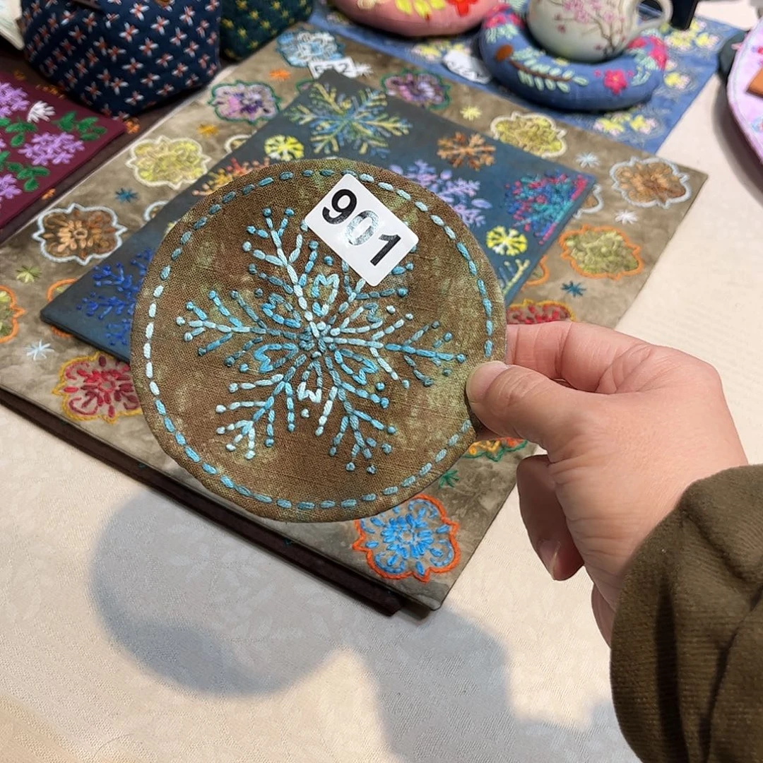 刺子绣杯垫美美价