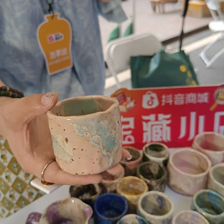 摆件沐泽若芳纯手工主人杯