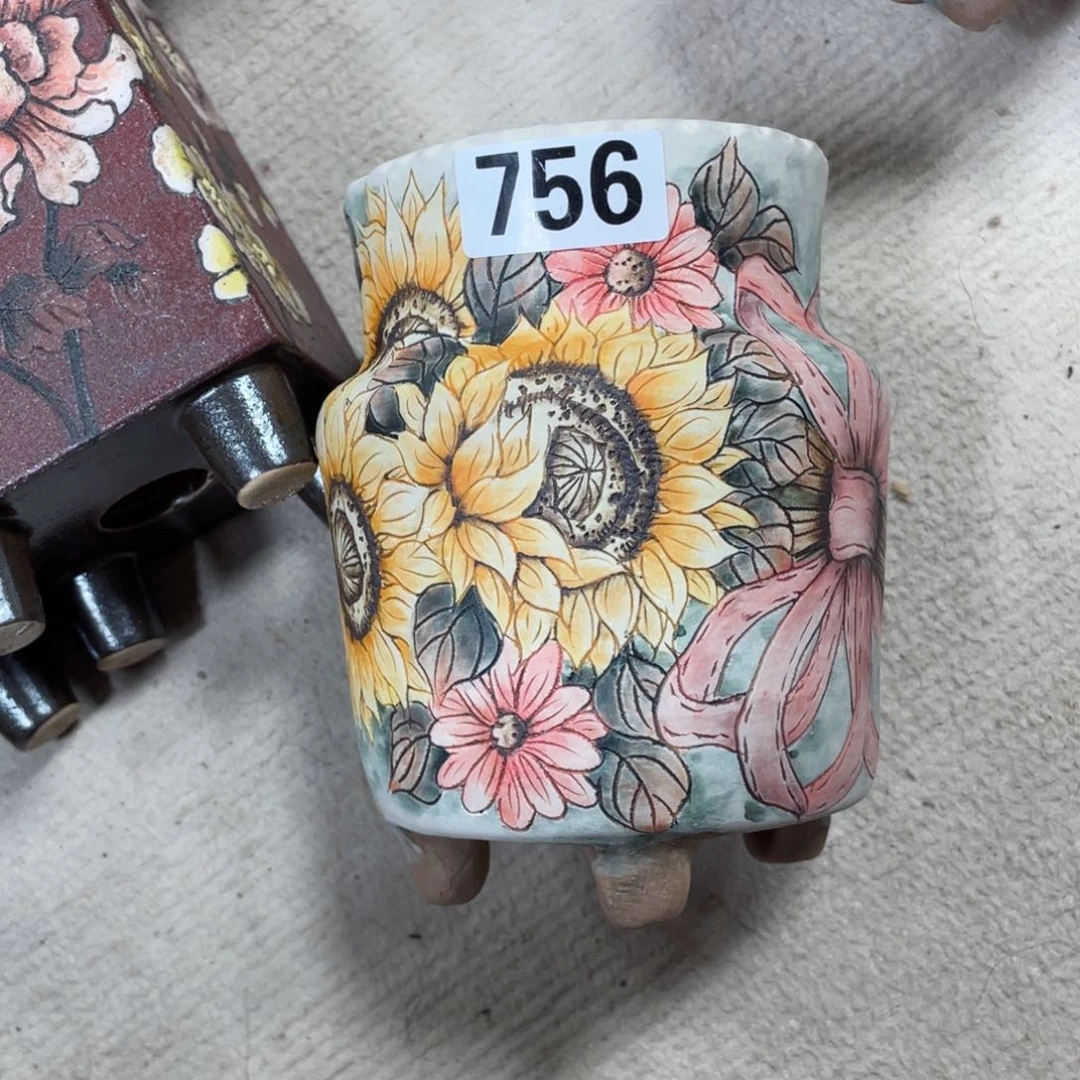 紫砂花盆碧**川陶瓷多肉花盆精品