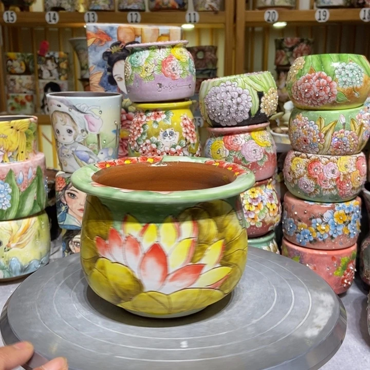 景德镇艺术手绘作品