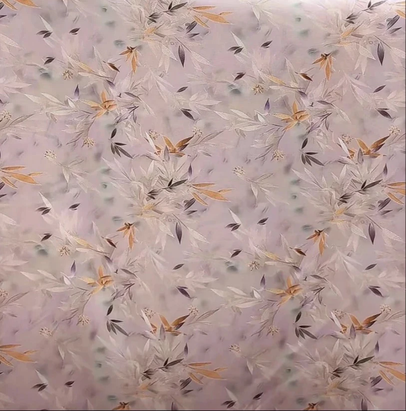 重磅棉绸.金枝玉叶连衣裙旗袍面料柔软透气