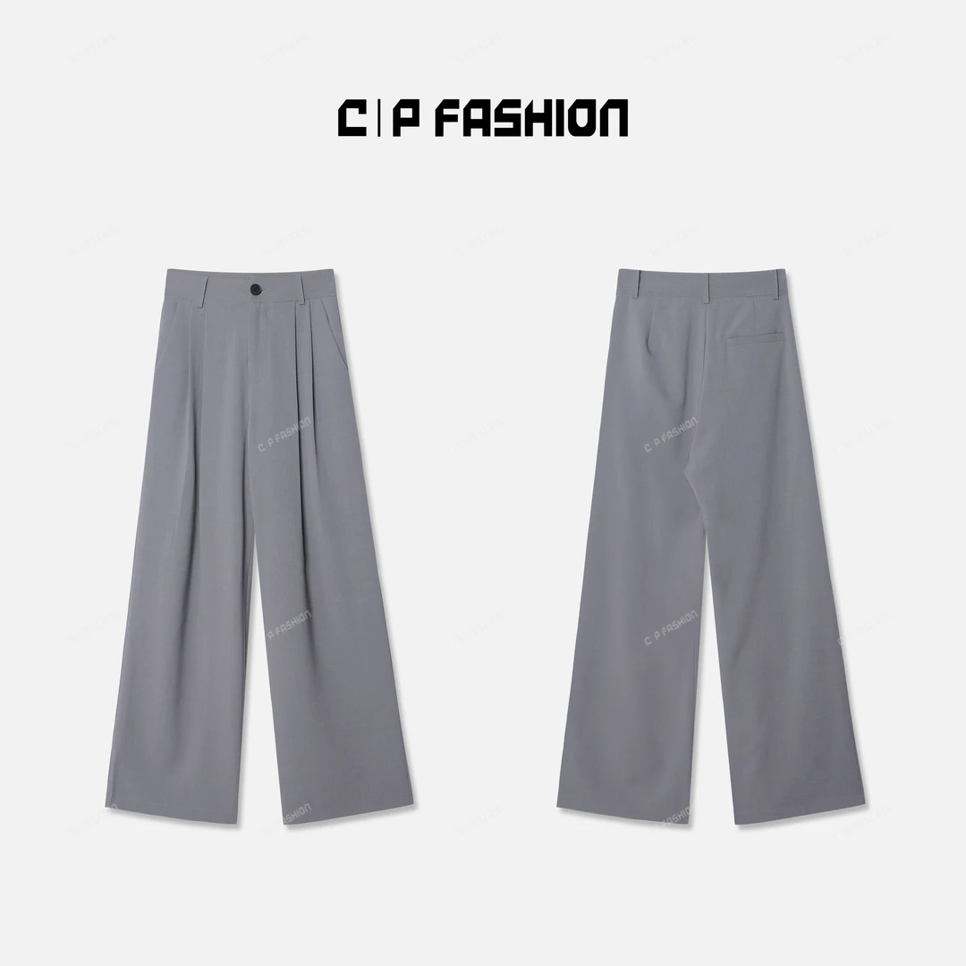 AR丨“冰魂雪魄”简约高级阔腿西裤长裤J9J765CK242