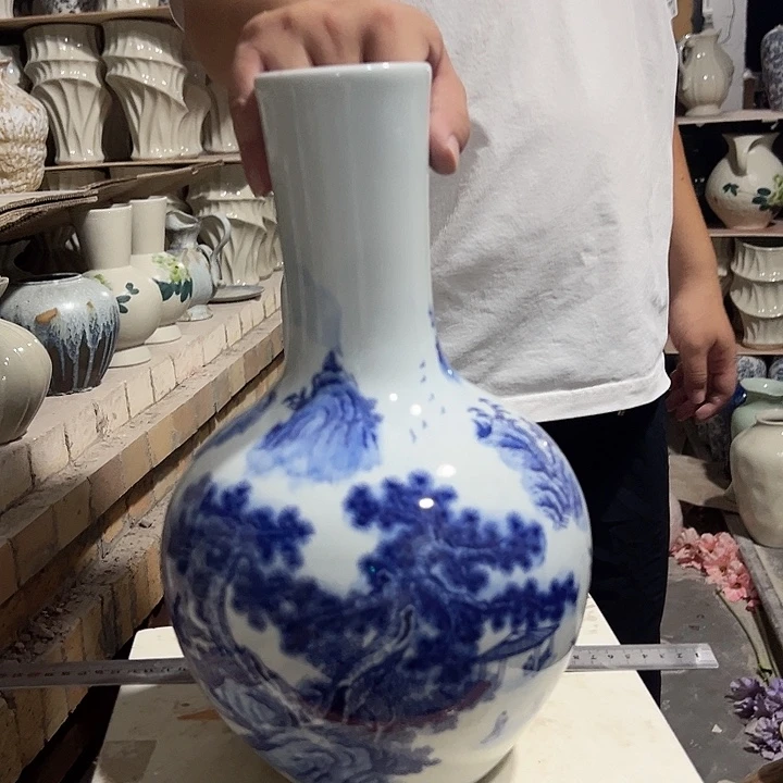 景德镇陶瓷花瓶微瑕介意勿拍