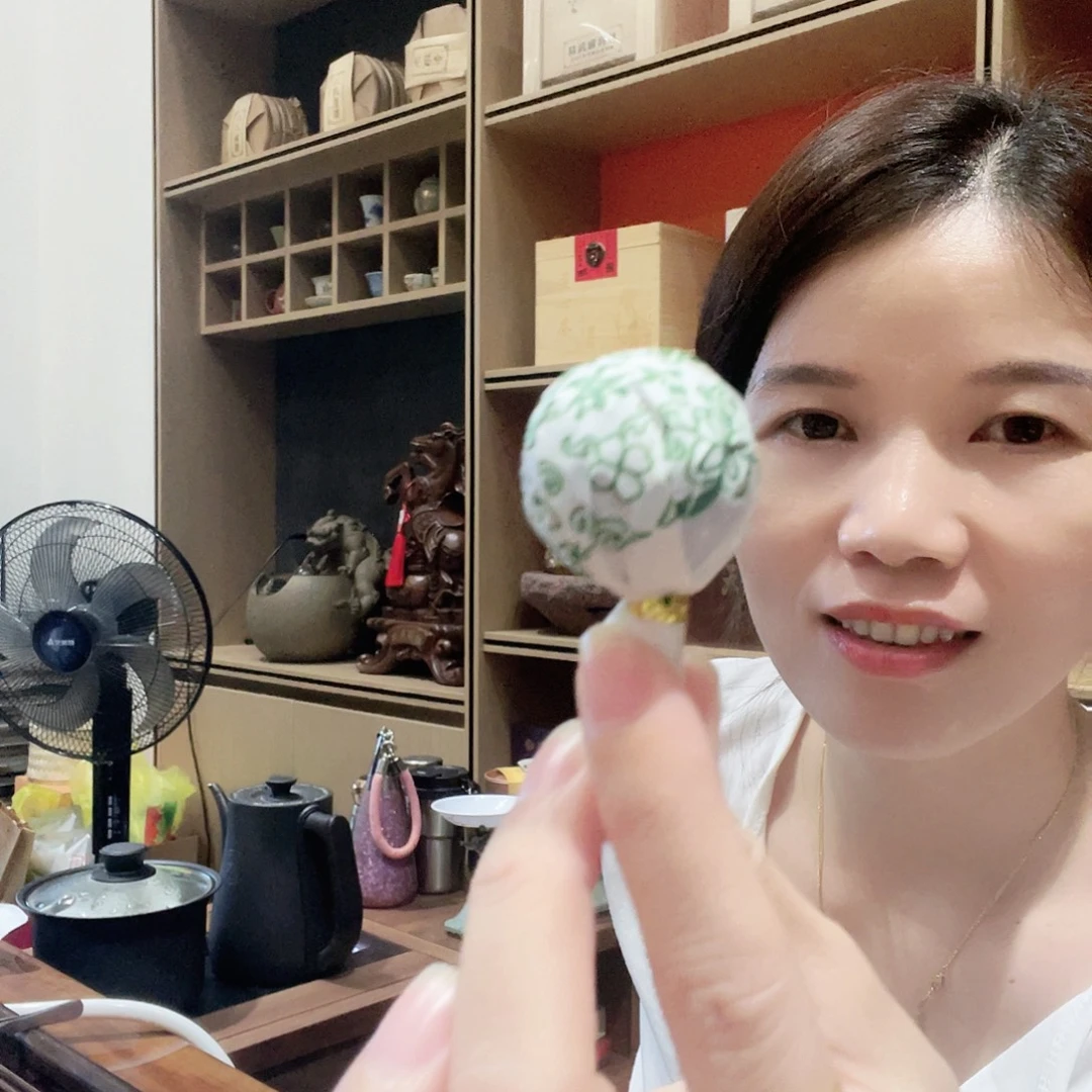 手工艺品琉璃2009年老白茶龙珠半斤拍一发二