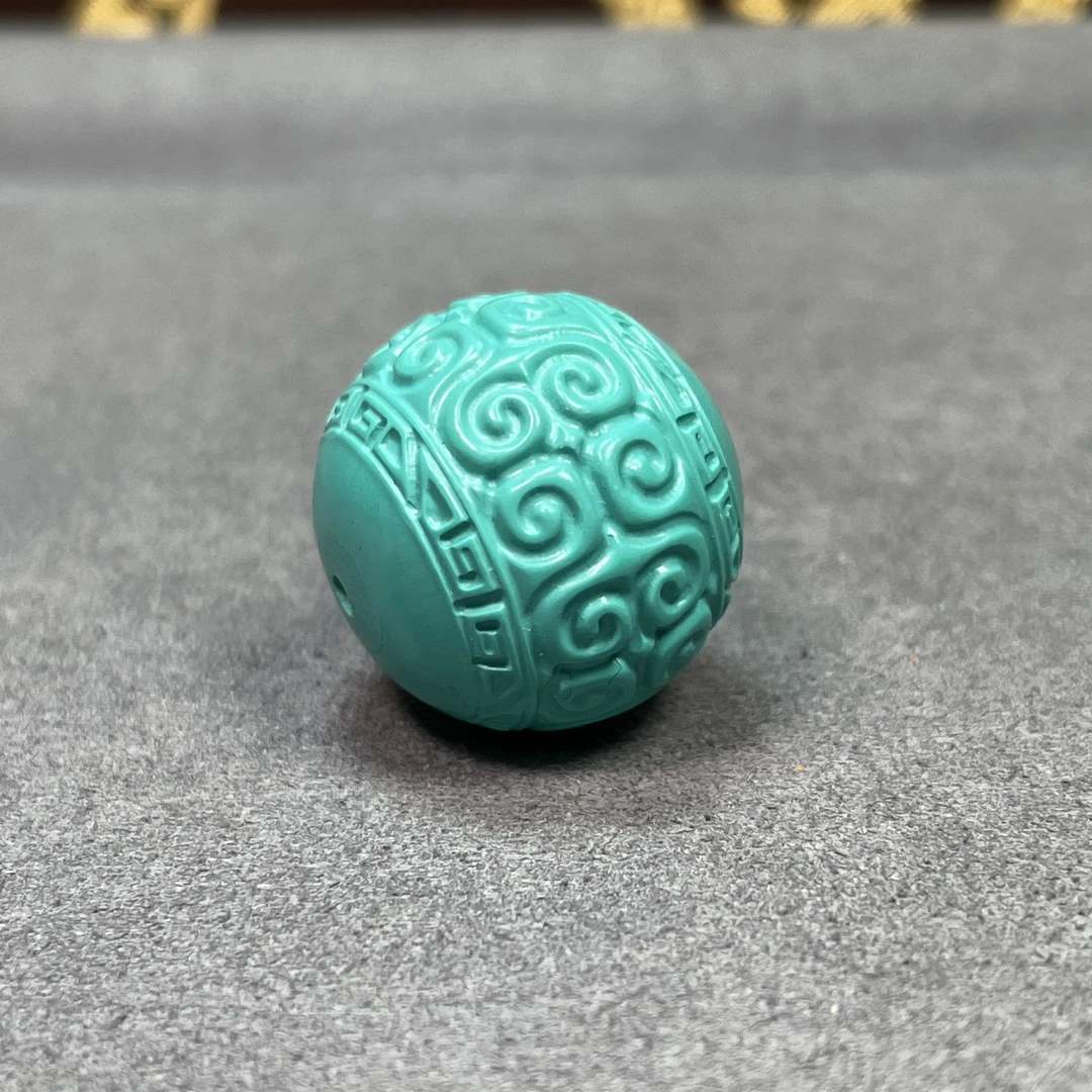 3418百搭18毫米蒙松回纹珠手工文玩配饰配珠配饰散珠批发腰珠对珠