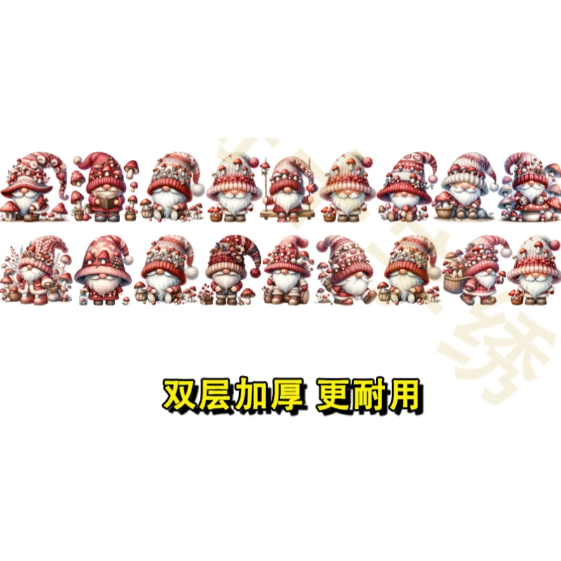 【CZ20098-2个一组蘑菇小矮人长窄异形针吸】十字绣2025新款工具