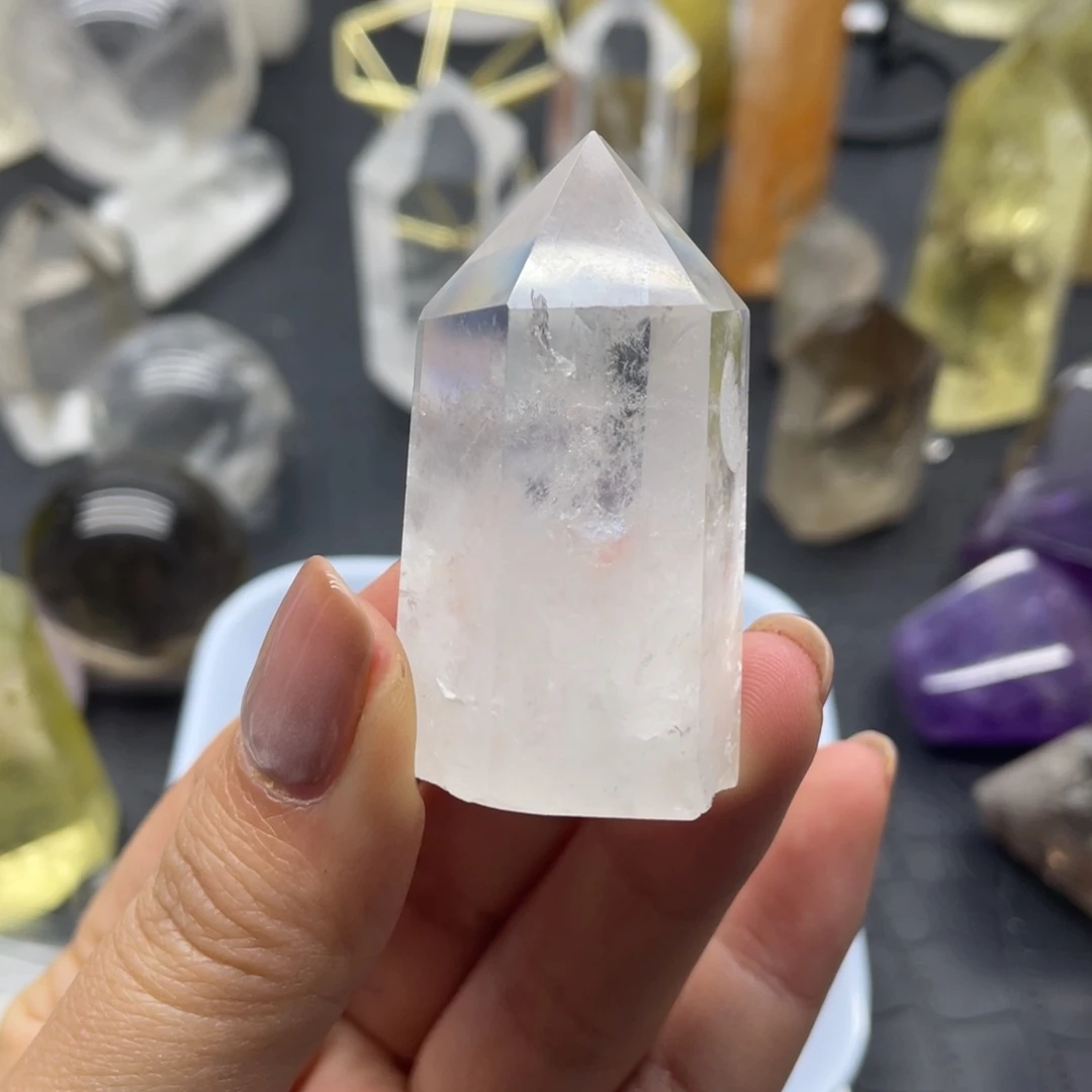 水晶38未镶嵌白水晶柱