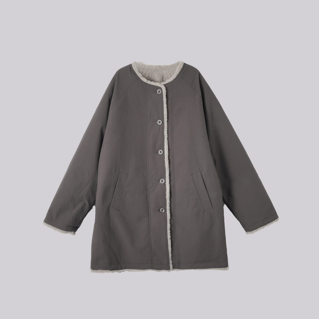 WK    内里毛毛排扣外套