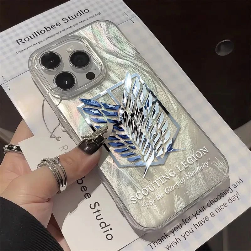 进击的巨人团徽适用于苹果iPhone16promax/15/14/13/12羽纱手机壳