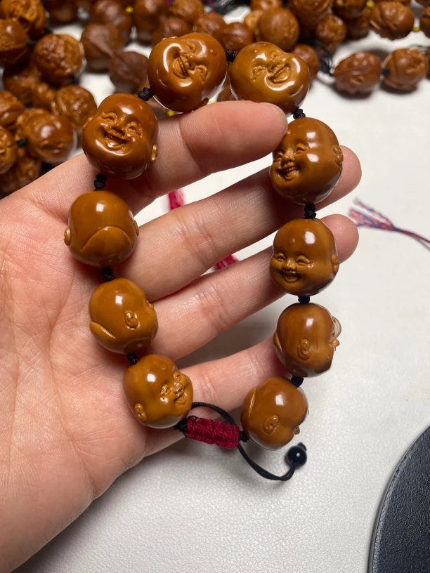 橄榄核雕刻手串福利
