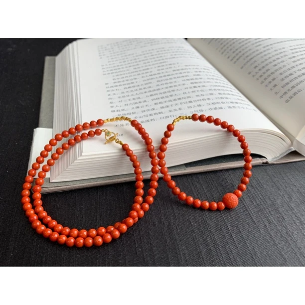 南红套装项链加手链多样性发货