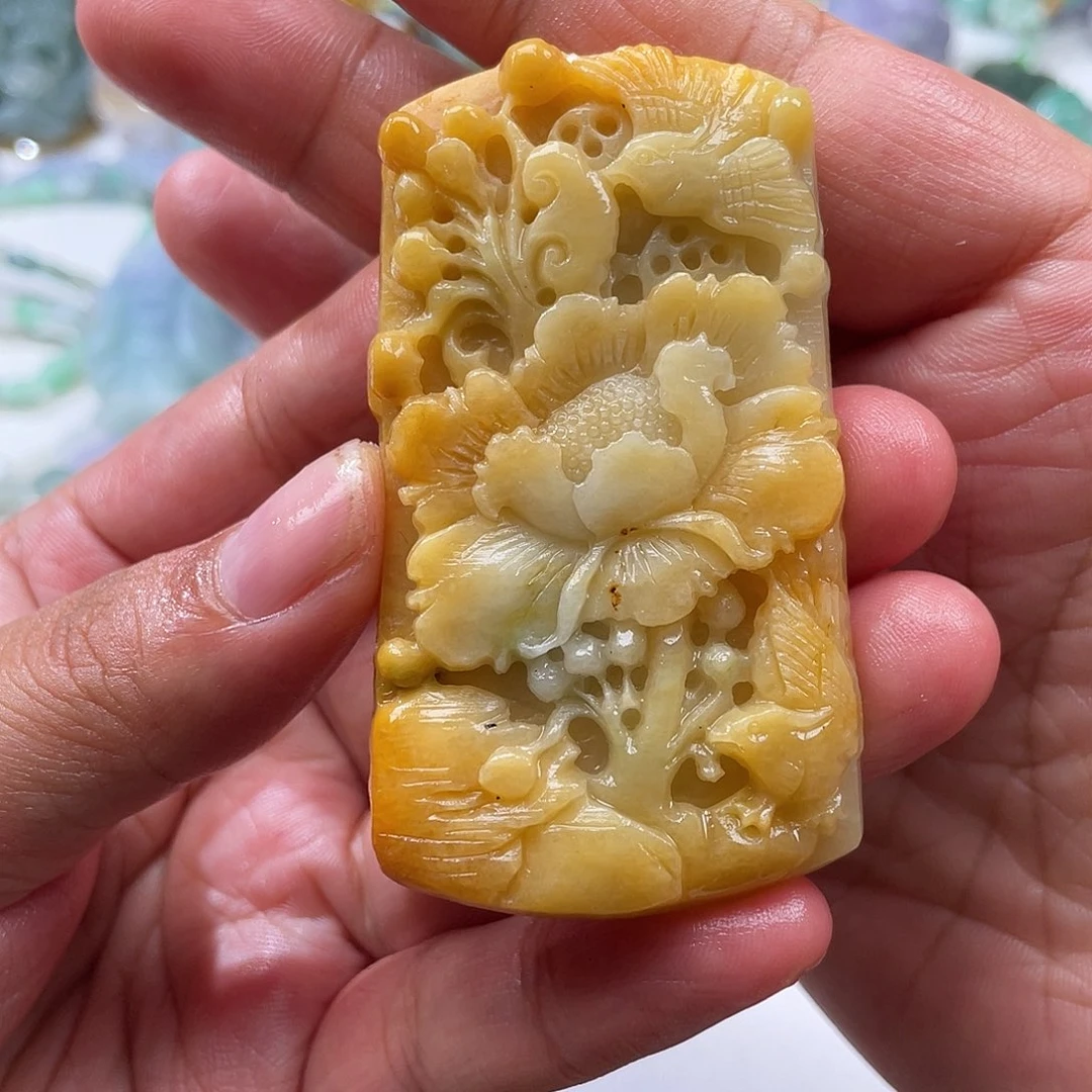 定制翡翠未镶嵌旭*翡玉缘翡翠