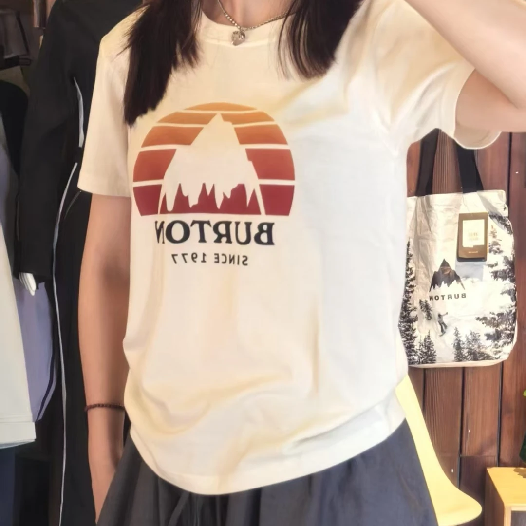 Burtont恤 休闲舒适经典圆领宽松上衣 （下单先联系客服改价）