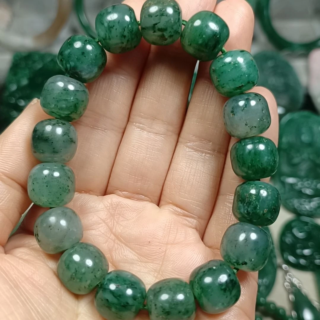 独山玉未镶嵌手串