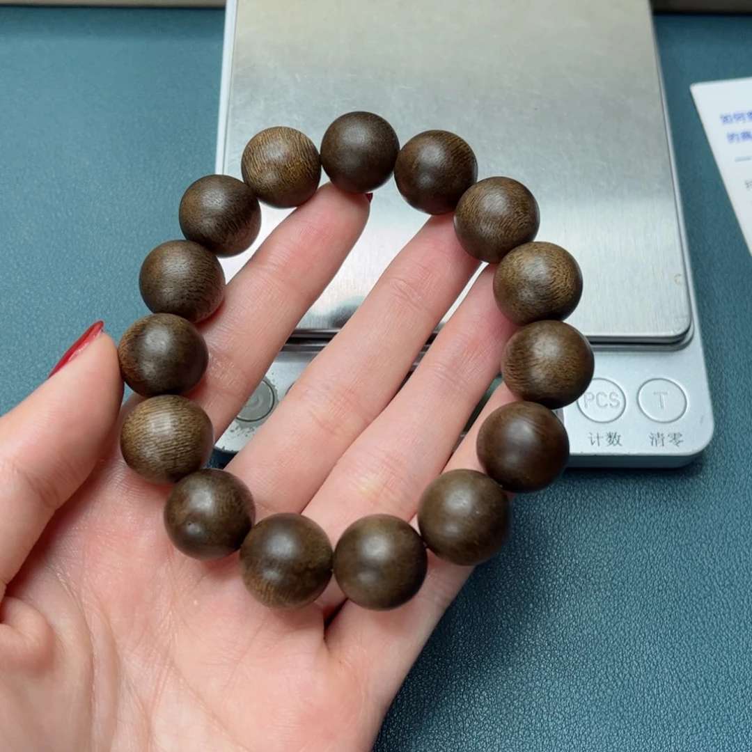 沉香手串文莱高油脂九分沉14mm