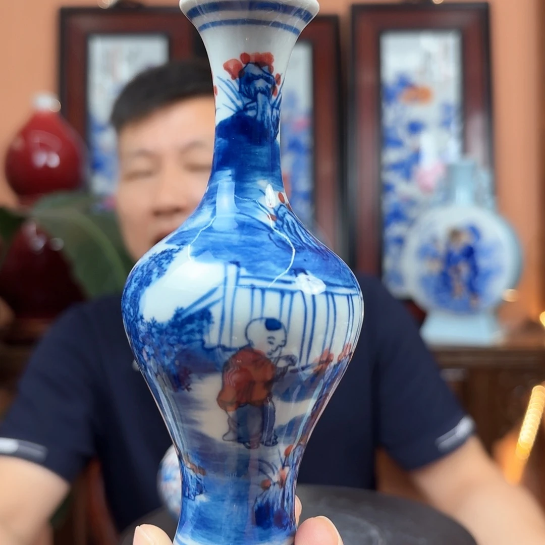 景德镇陶瓷手工花瓶