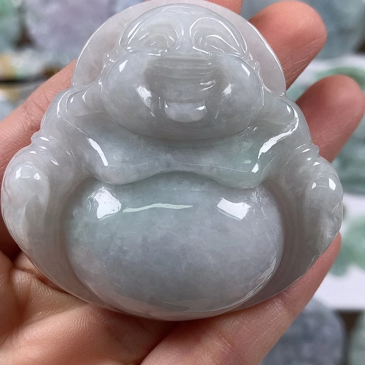 翡翠未镶嵌颈饰大佛福利卡厚14+