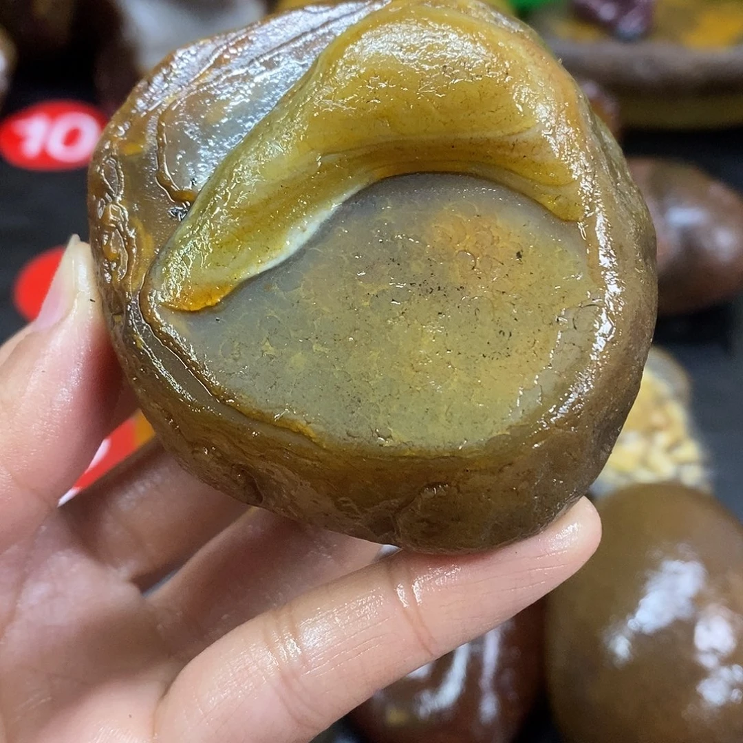 玛瑙/玉髓未镶嵌手把件