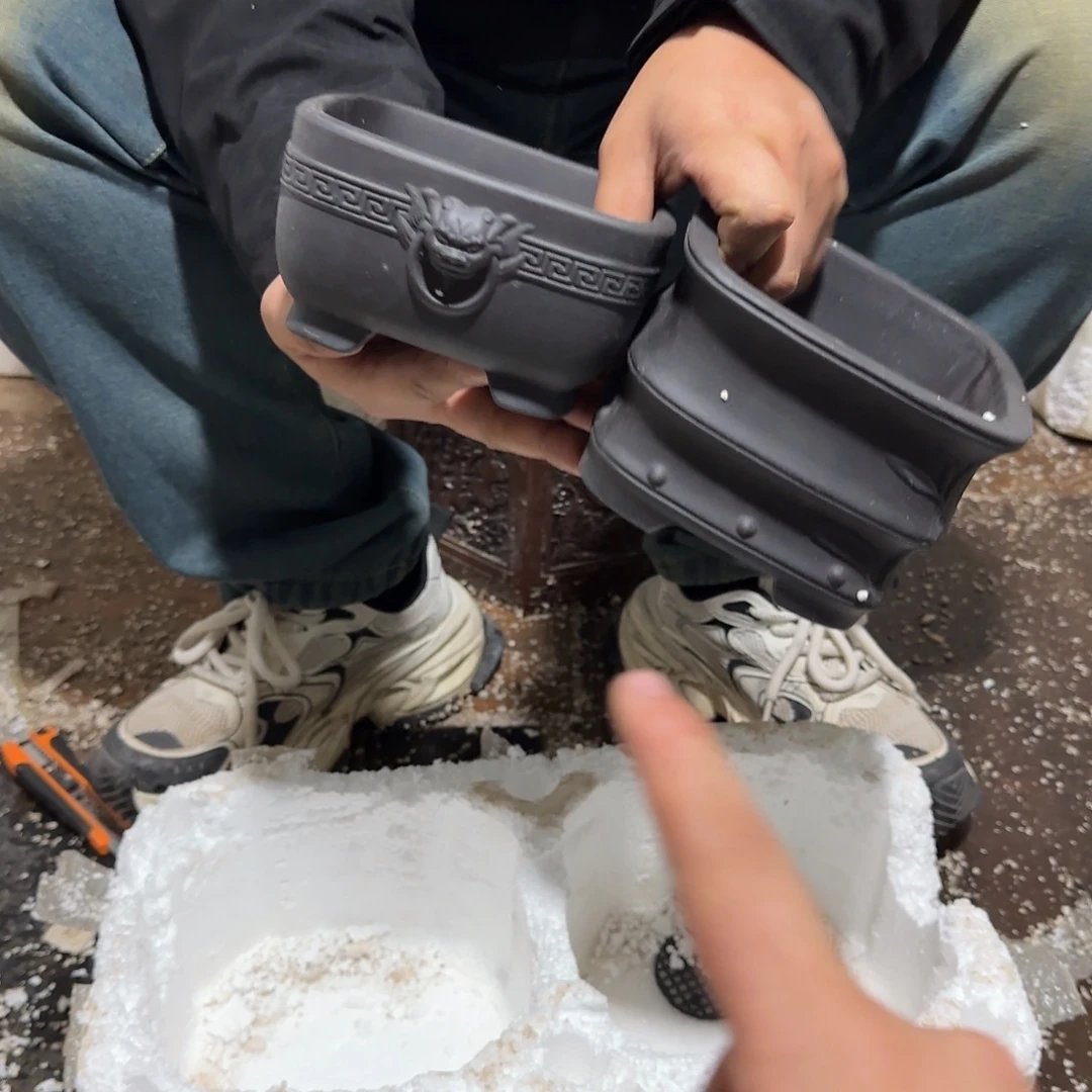 花盆紫砂瑕疵和瑕疵