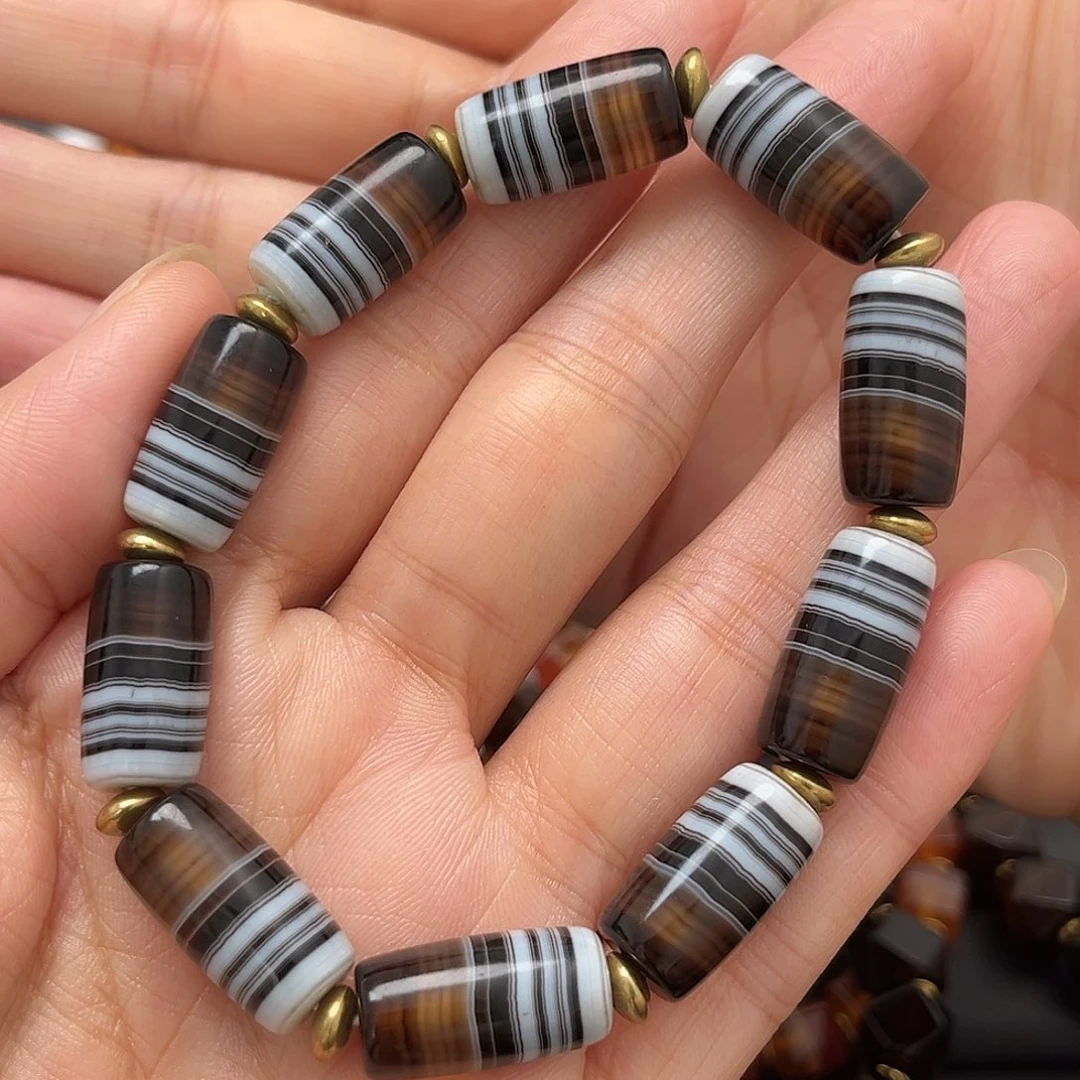 玛瑙/玉髓未镶嵌手串尺寸10