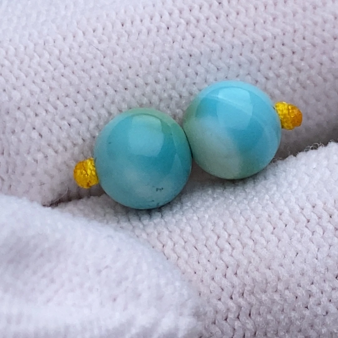 绿松石未镶嵌绿松石7.5mm