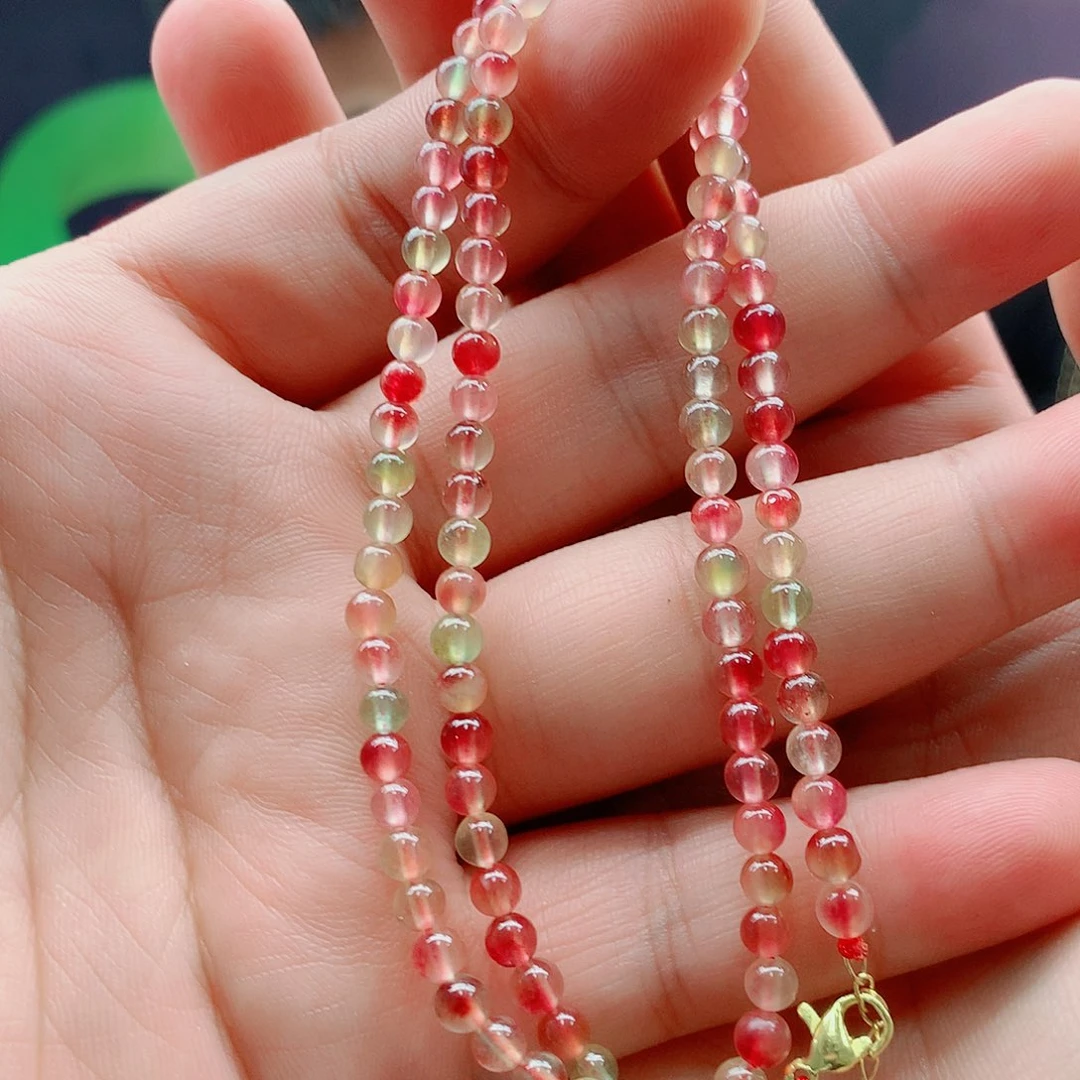 碧玺猫眼耳饰银S925镶嵌14