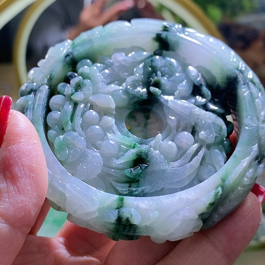 【闪购商品】翡翠颈饰未镶嵌60圈