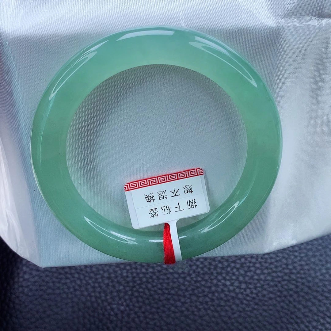 翡翠手镯未镶嵌53 湖水绿